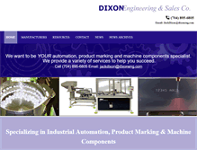 Tablet Screenshot of dixoneng.com